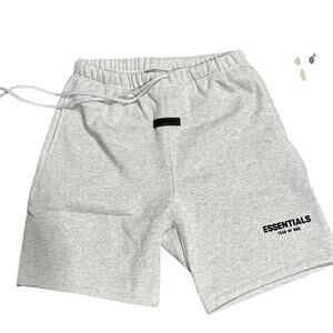 Fear of God ESSENTIALS Light Oatmeal Shorts | L | NWT